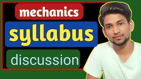 engineering mechanics //syllabus discussion//group b //Civil and electronics