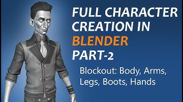 Silco - Full Character Sculpting in Blender Part 2 (Block out body parts)