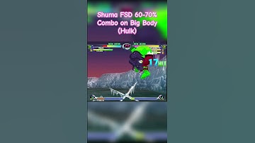 MvC2: Shuma Gorath FSD 60-70% Combo on Big Body (Hulk)