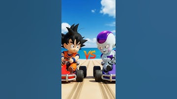 Dragon Ball Story : Goku vs. Frieza: Racing Rivals Turn to Rage! 🏎️💥 | AI Showdown Short #dragonball