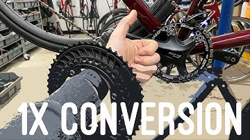 Easily convert your bike from a 2X to 1X drivetrain.