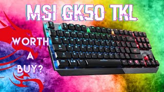 Amazing RGB TKL Keyboard - MSI Vigor GK50 TKL Low Profile