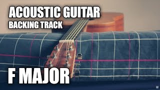 Acoustic Guitar Backing Track In F Major chords