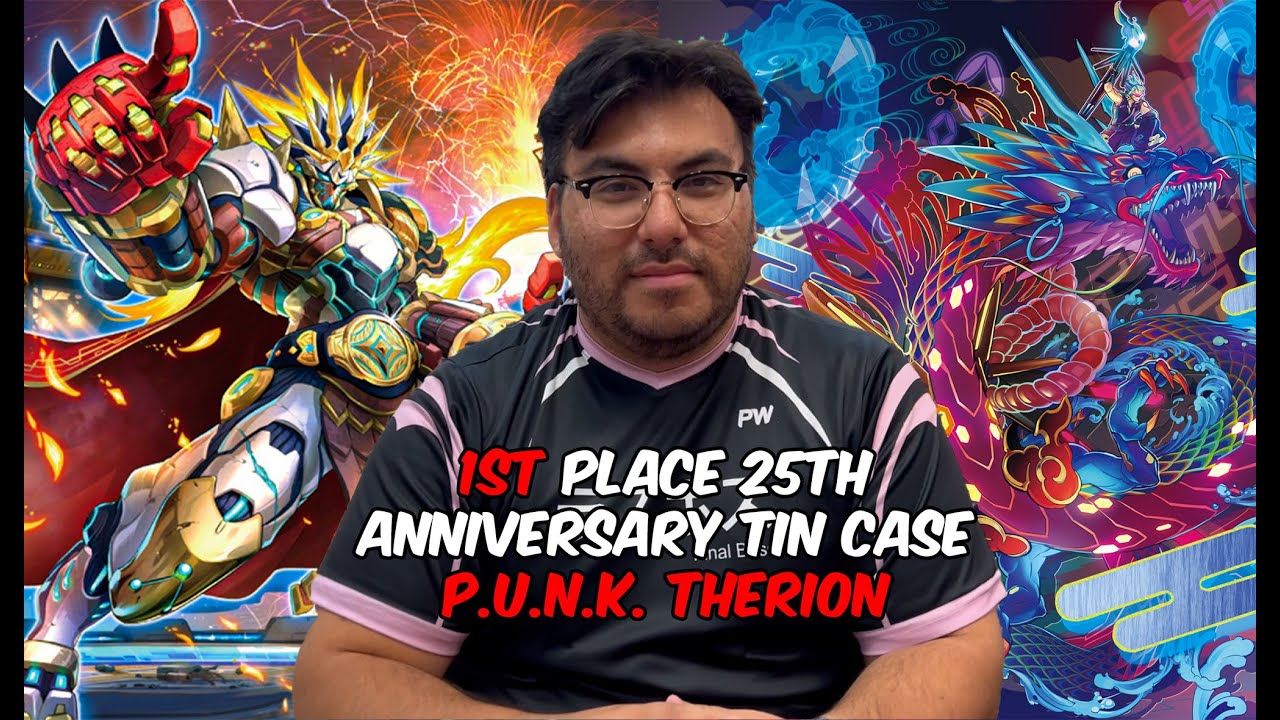 1st Place PUNK Therion Tin Case & Trophy Tournament Deck Profile Arturo Maruri
