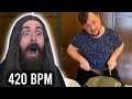 Metal Drummer Reacts to Riccardo Merlini | Fastest Hands in the World