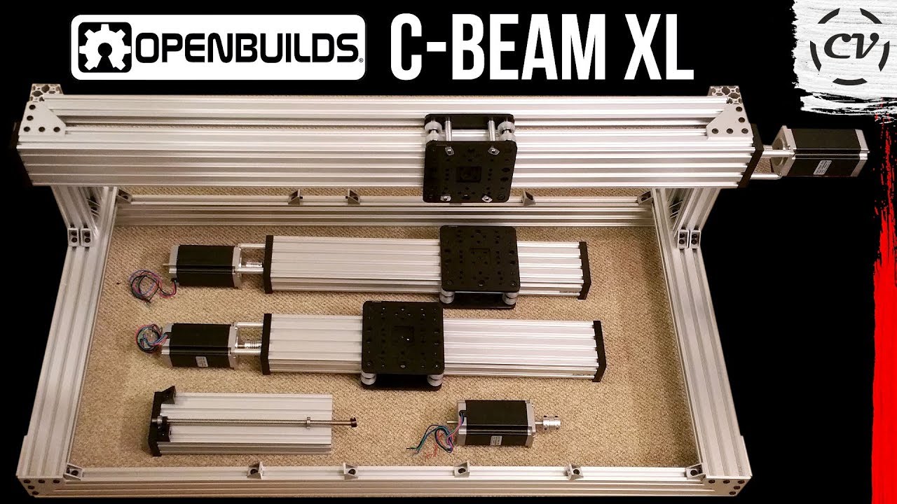 Openbuilds CBeam XL CNC Lead Screws, Couplings & Motors YouTube