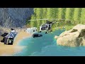 Camping adventure gone bad | We rescue lost campers | Farming Simulator 19