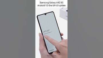 Samsung Galaxy A42 5G Android 12 One UI 4.0 update #Shorts
