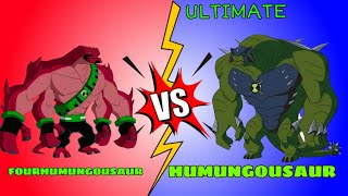 Ultimate Humungousaur Vs Fourmungousaur Who Will Win ? Explain In Tamil