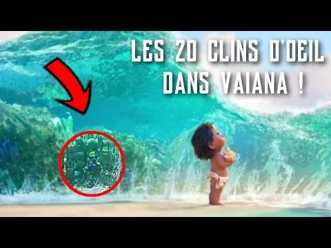 LES 20 CLINS D’ŒIL DANS VAIANA À D'AUTRES FILMS DISNEY !