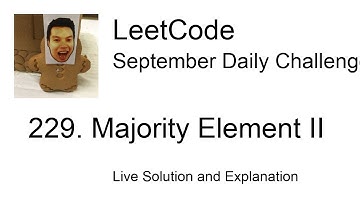Daily Leetcode #175: Sep 22, 2020 - 229. Majority Element II