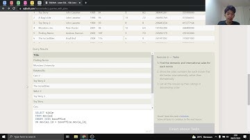 Live Coding Session SQLbolt.com part 2