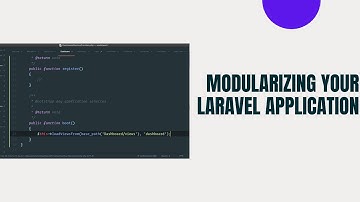 Modularizing your Laravel Application in a very simple way — Laravel 8