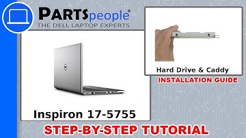 Dell Inspiron 17-5755 (P28E002) Hard Drive & Caddy How-To Video Tutorial