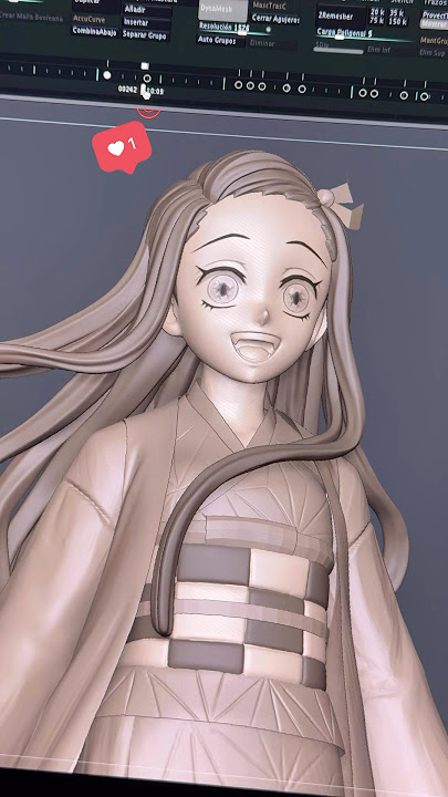 #shorts Nezuko 3D - Kimetsu no Yaiba