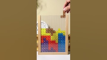 ASMR PLAYING COLORFULL TETRIS BLOCK PUZZLE | SATISFYING