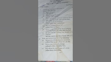 BA 1st sem SEC(History) question paper sessional 2023(FYUGP)