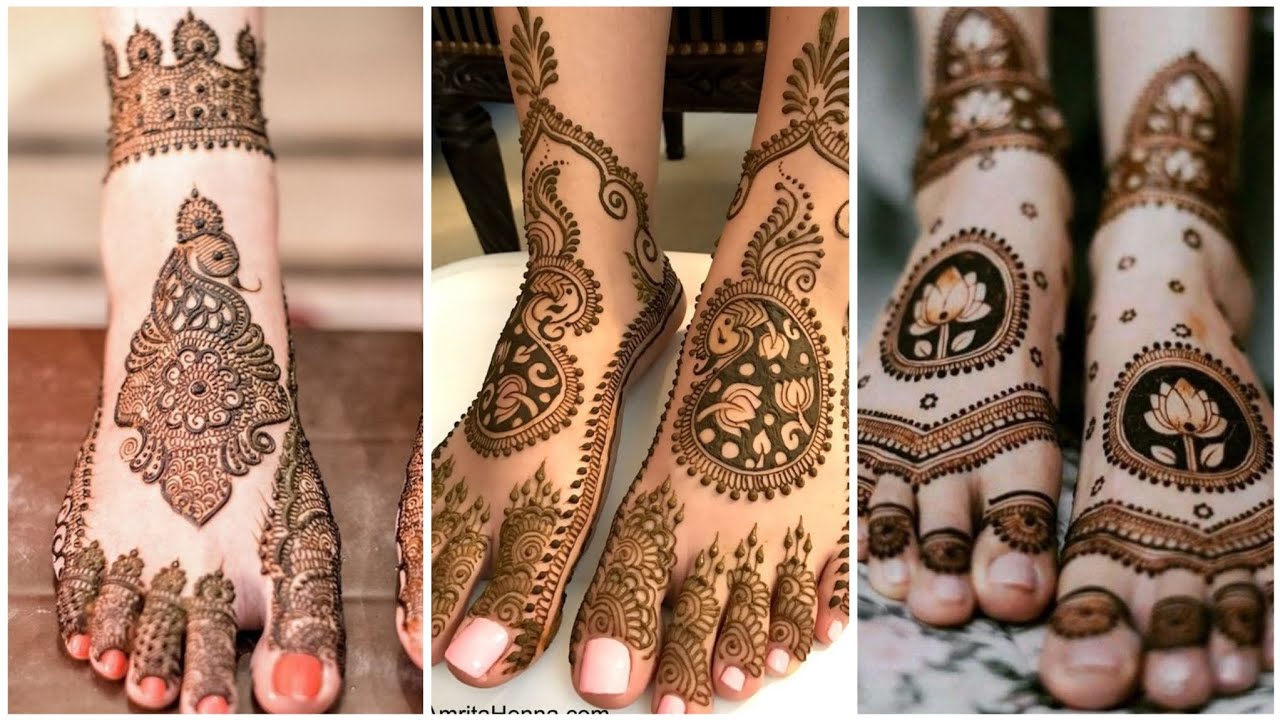 Eye-catching New Bridal feet Mehandi designs 2023 - Unique ...
