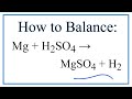Balancing Chemical Equations Concepts