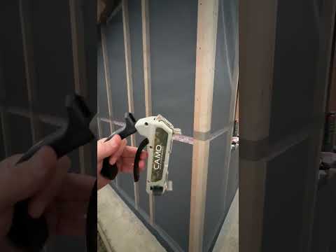 Скрытый монтаж прямого Планкен на фасад #дом #стройка #стаслагеда #каркасныйдом #каркасныедома