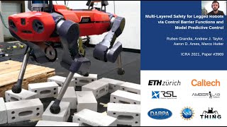 Multi-Layered Safety for Legged Robots via Control Barrier Functions & MPC (ICRA 2021 Presentation)