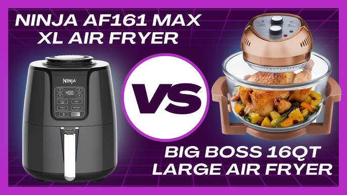Big Boss 16Qt Glass Air Fryer Oven – Extra Large Air Fryer Halogen Oven  with 50+