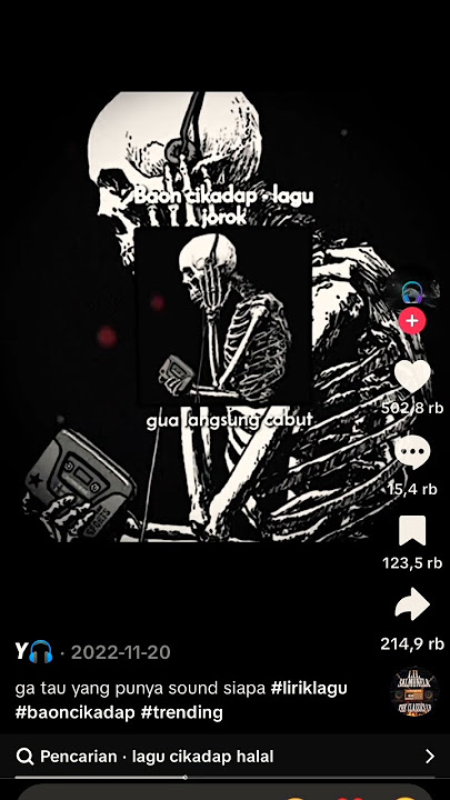 LAGU KEMATIAN☠️