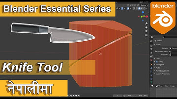 Knife and Bisect Tool in Blender | Blender Nepali Tutorial