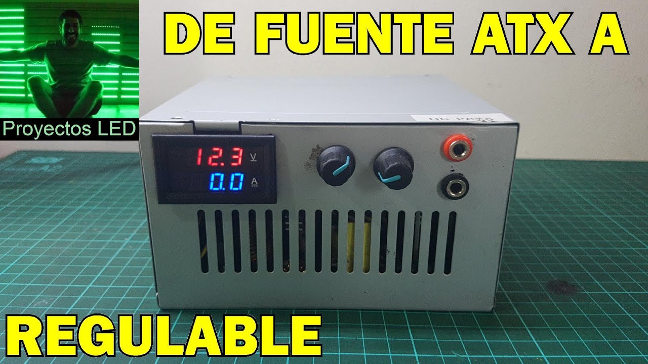 Fuente de alimentación casera con fuente ATX (1 de 2)