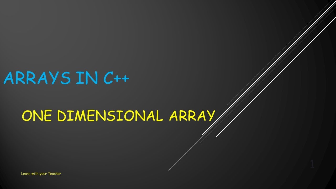 Dimensional array