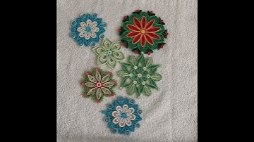 Quilled Snowflakes Deco #quilling #diy #diycrafts #quillingart #christmasdecor #short #viral #shorts