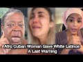 Afro Cuban Woman With A Message To The White Latinos . #whitespanishfatigue