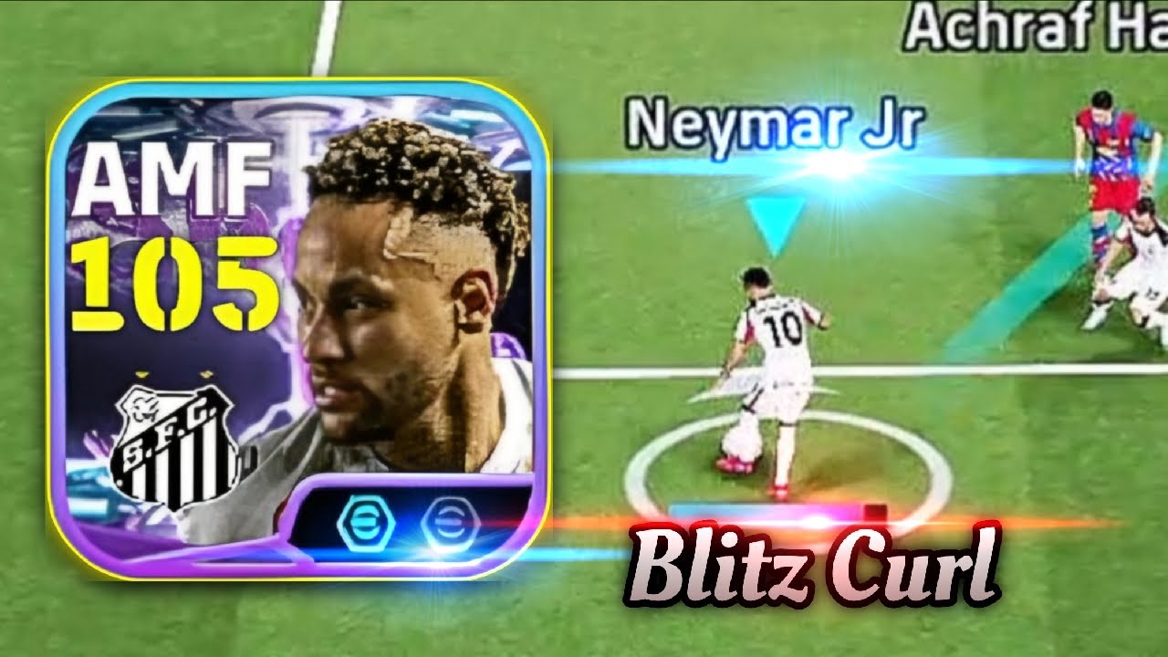 Blitz Curl Neymar Jr Show Time card Gameplay 🤯 eFootball