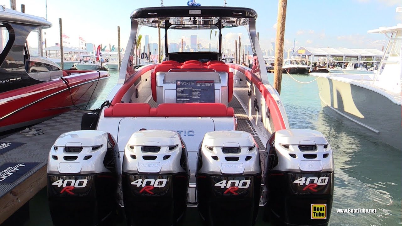 2019 Mystic M4200 Center Console Boat - Walkthrough - 2019 Miami Boat Show