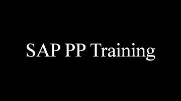 SAP PP Training - Procurement Types (Video 21) | SAP PP Production Planning
