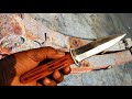 Amazing Technique of Making Super Sharp Boot Knife From Old Truck Leaf Spring | Smithing skill