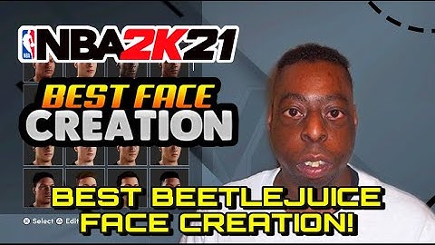 BEST BEETLEJUICE FACE CREATION NEXT GEN TUTORIAL UPDATED NBA 2K21 MOST REALISTIC