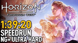 WORLD RECORD Horizon Forbidden West NG+ Speedrun on Ultra Hard in 1:39:20