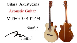 Akustische Gitarre 4/4 40" M-tunes MTFG10