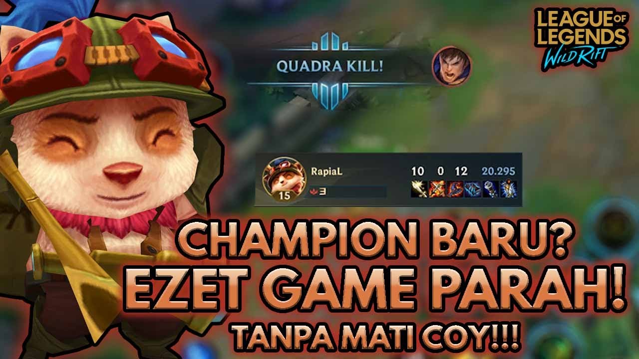 Pake Champion Baru, Nggak Bakal Mati Bray.. - League of Legends Wild ...