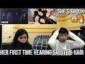 MY SISTERS FIRST TIME REACTING TO LITTLE MIX - Salute and Hair | SHE WAS SHOOK