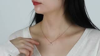 행운의 고래꼬리 목걸이
