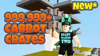 HOW TO MAKE BEST CARROT CRATE FARM! in Roblox Island