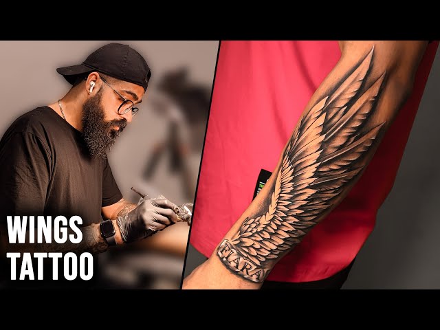 Large Angel Wings – TattooIcon