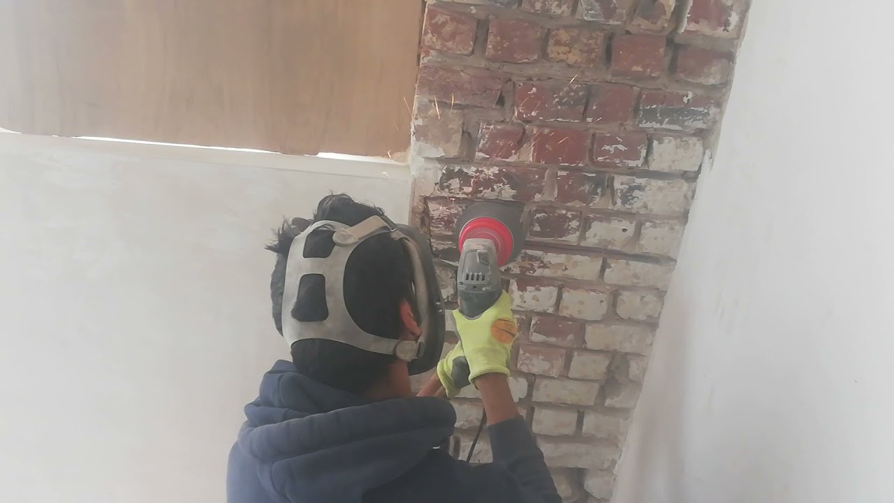 Ponçage de la brique sans sablage l intérieur