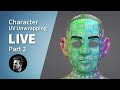 Snow - Stylized Character UV Unwrapping Live #2
