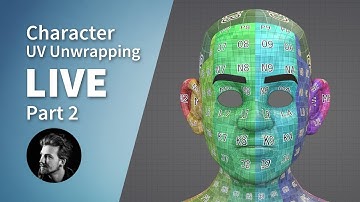 Snow - Stylized Character UV Unwrapping Live #2