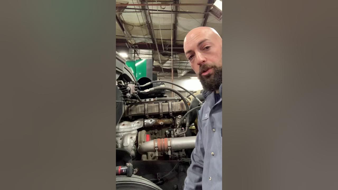 Freightliner cascadia DD15 engine EGR EGR cooler failure. By diesel dr