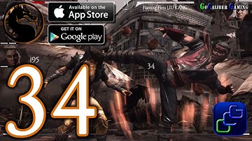 Mortal Kombat X iOS Walkthrough - Part 34 - Liu Kang Challenge: Battle 5