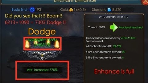 Legacy of Discord 5 Fire Enchanment and How to boost special attributes fast!!